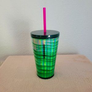 Grande Green Holographic Starbucks Cold Cup